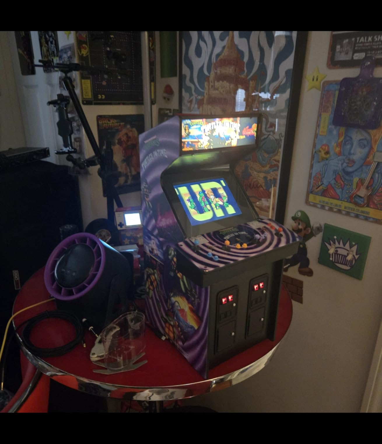 Quarter Arcades Burger Time Collector's Edition Mini Arcade - Retro 1/4 Scale Authentic Wooden Replica, Original ROM, DIP Switch Access, 5-inch TFT Screen customer photo 1