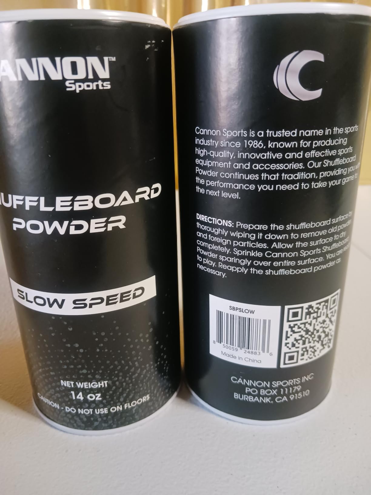 Cannon Sports Shuffleboard Powder - Premium Shuffleboard Wax with Granular Silicone Beads or Corn Meal - 3 Speed Options customer photo 1