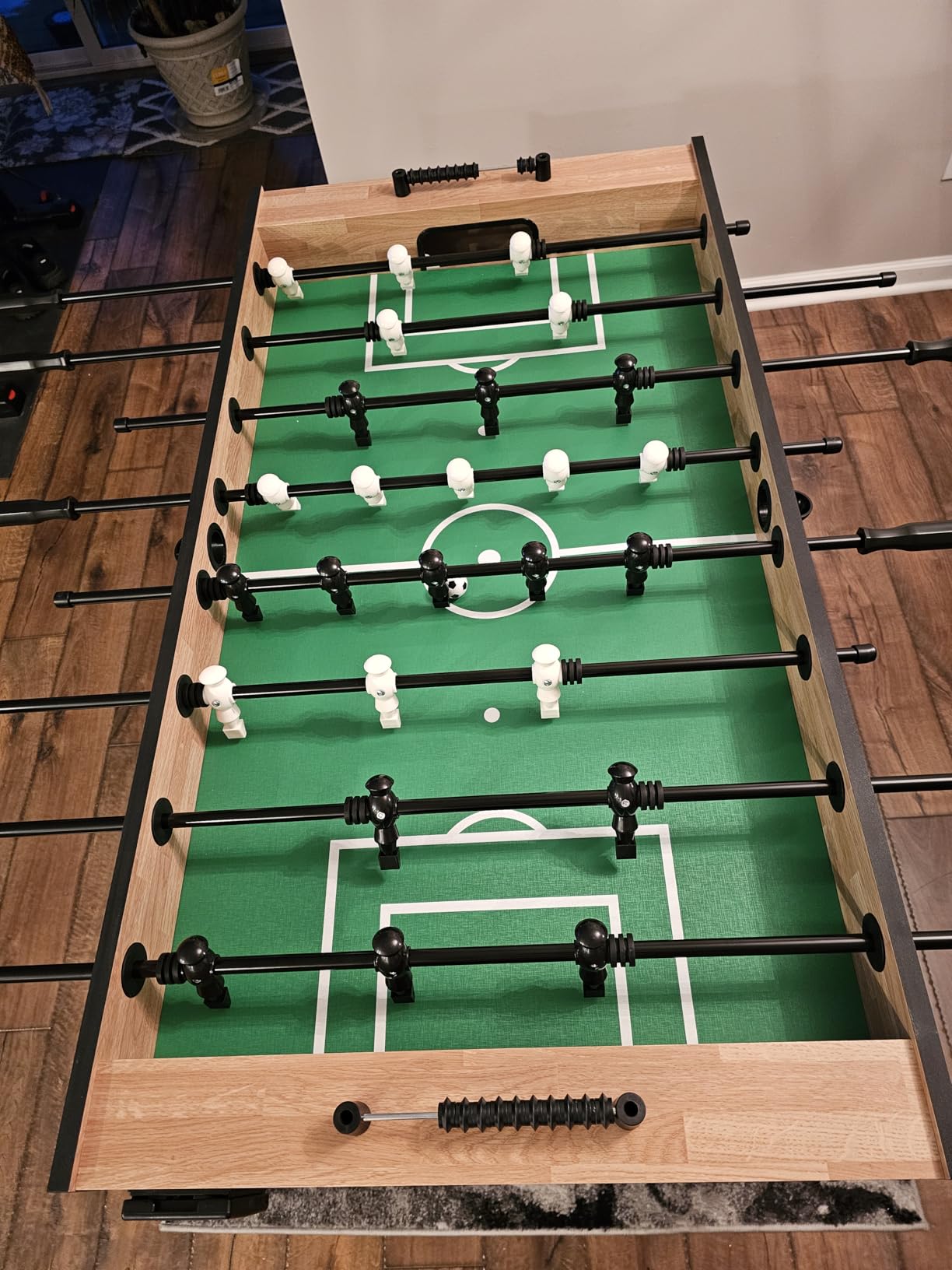 Best Choice Products Full Size 54 Inch Regulation Foosball Table for Home, Game Room - Includes 2 Balls, 2 Cup Holders customer photo 2