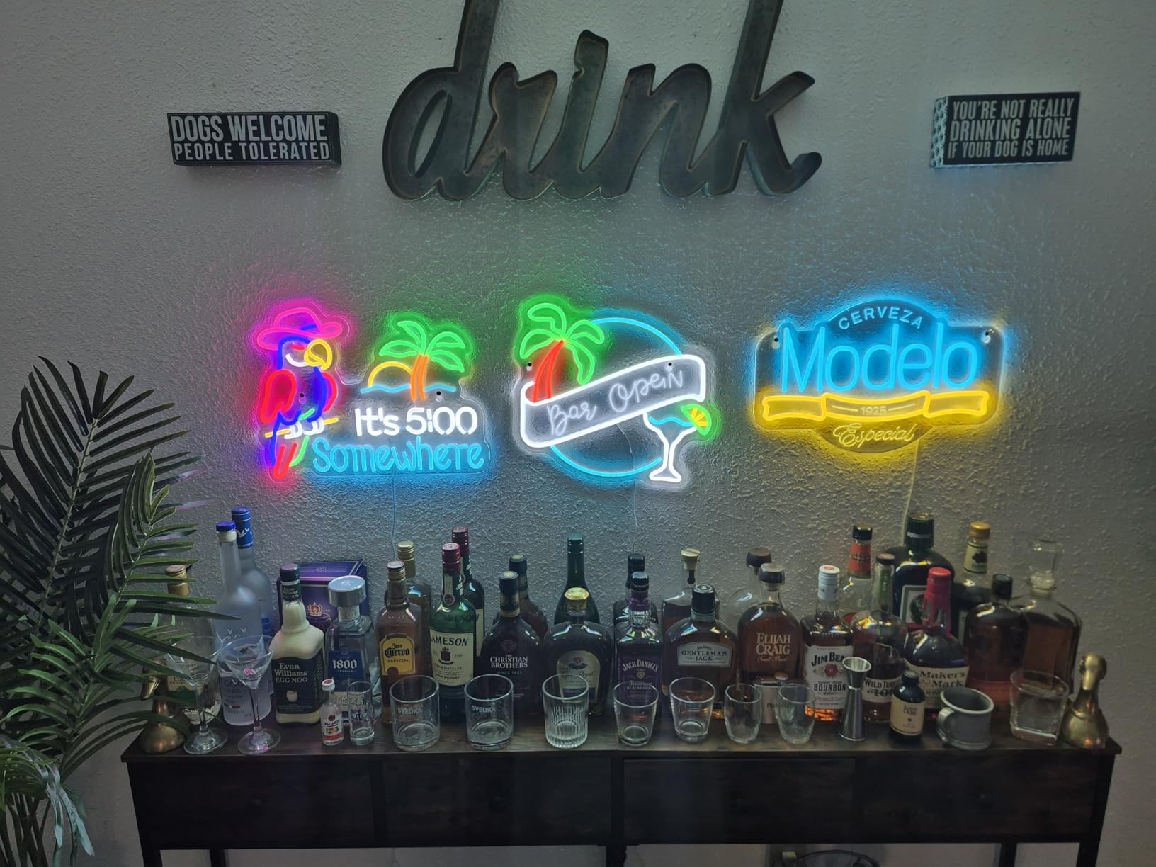 Bar Open Neon Sign for Wall Decor Open Beer Home Bar LED Light up Signs with Dimmer for Pub Party Man Cave Room Art Decor Gift customer photo 2