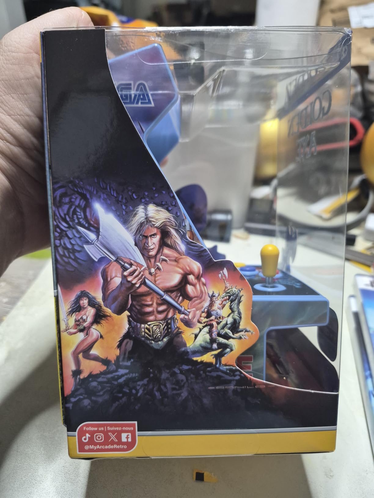 My Arcade Golden Axe Micro Player: 3 Retro Games in 1, Sega Classics customer photo 1