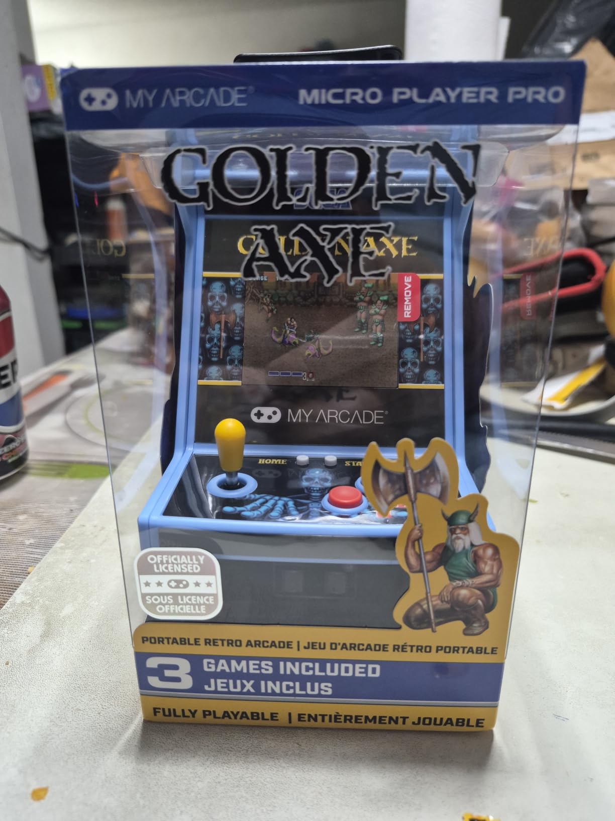 My Arcade Golden Axe Micro Player: 3 Retro Games in 1, Sega Classics customer photo 2