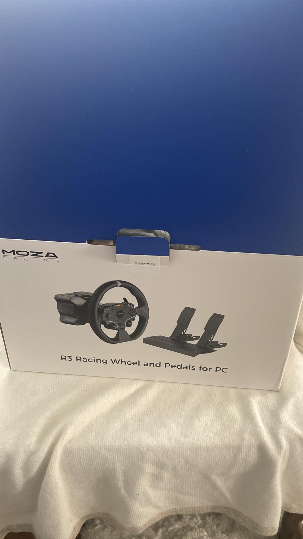 MOZA R3 Racing Simulator 4PCS Wheel & Pedals bundle for PC: R3 Direct Drive Base, ES Lite Steering Wheel, SR-P Lite Pedals and Table Clamp customer photo 2