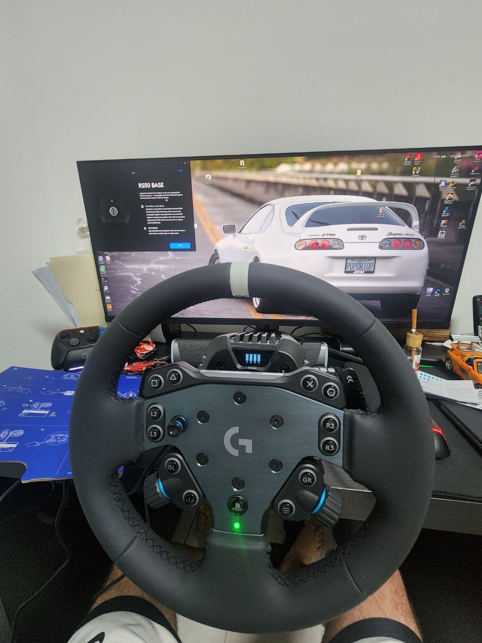 Logitech G RS50 Direct Drive Racing Wheel, Hub, & Base for PS5/PS4/PC customer photo 2