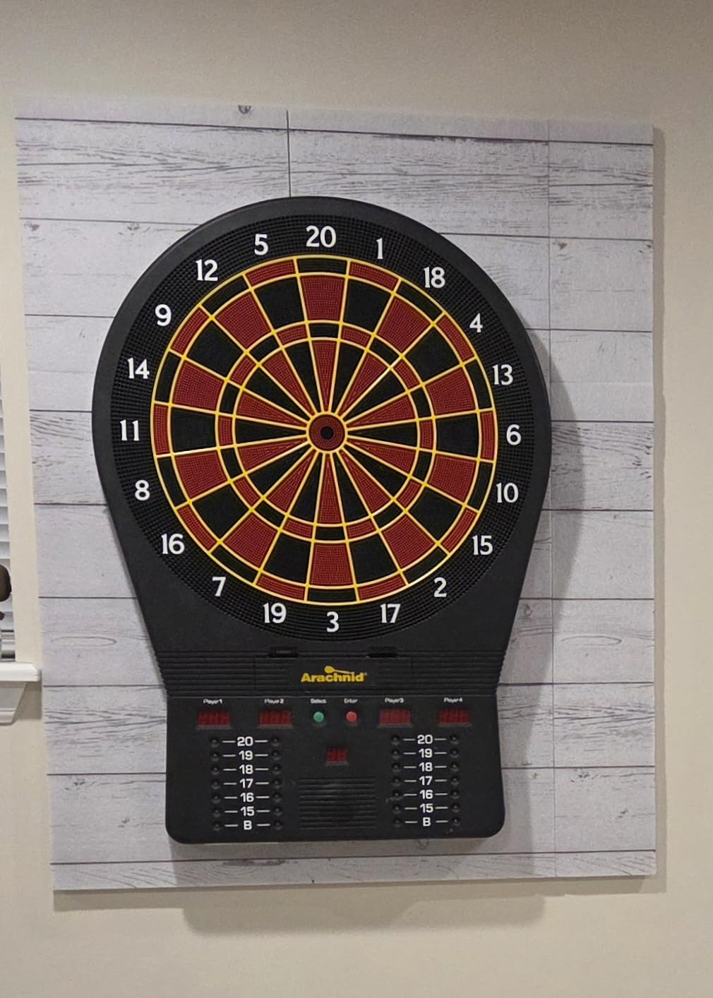 Extra Large Foldable Dartboard Protector 47x35 in | 0.5 in Thick Felt Dartboard Surround, Self-adhesive Backing, for Game Rooms, Garages and Bars customer photo 2
