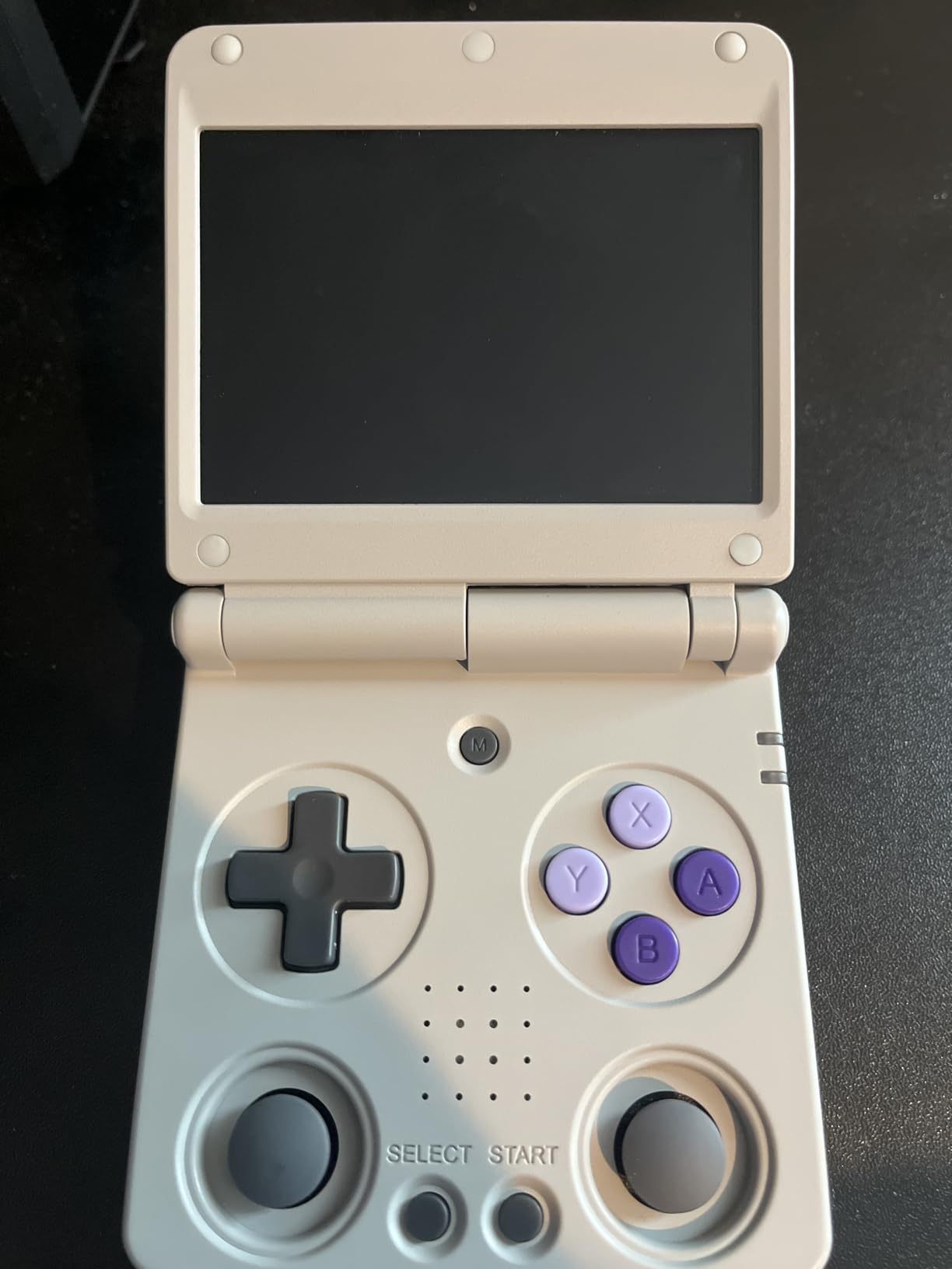 Anbernic RG34XXSP Foldable Retro Handheld Game with 3.4 Inch IPS Screen Linux System Built-in 64G TF Card 5000+ Games Handheld Emulator Support 5G WiFi Bluetooth TV Output(Black) customer photo 2