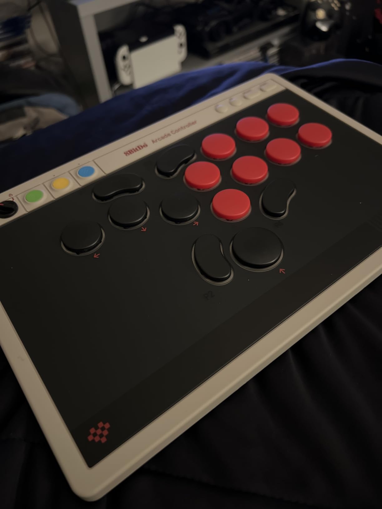 8BitDo All-Button Arcade Controller for Switch/Switch 2 & Windows - Bluetooth, 2.4G, Wired Connectivity, Low-profile Mechanical Switches, 4 Programmable Buttons, Hot-swappable PCB customer photo 1