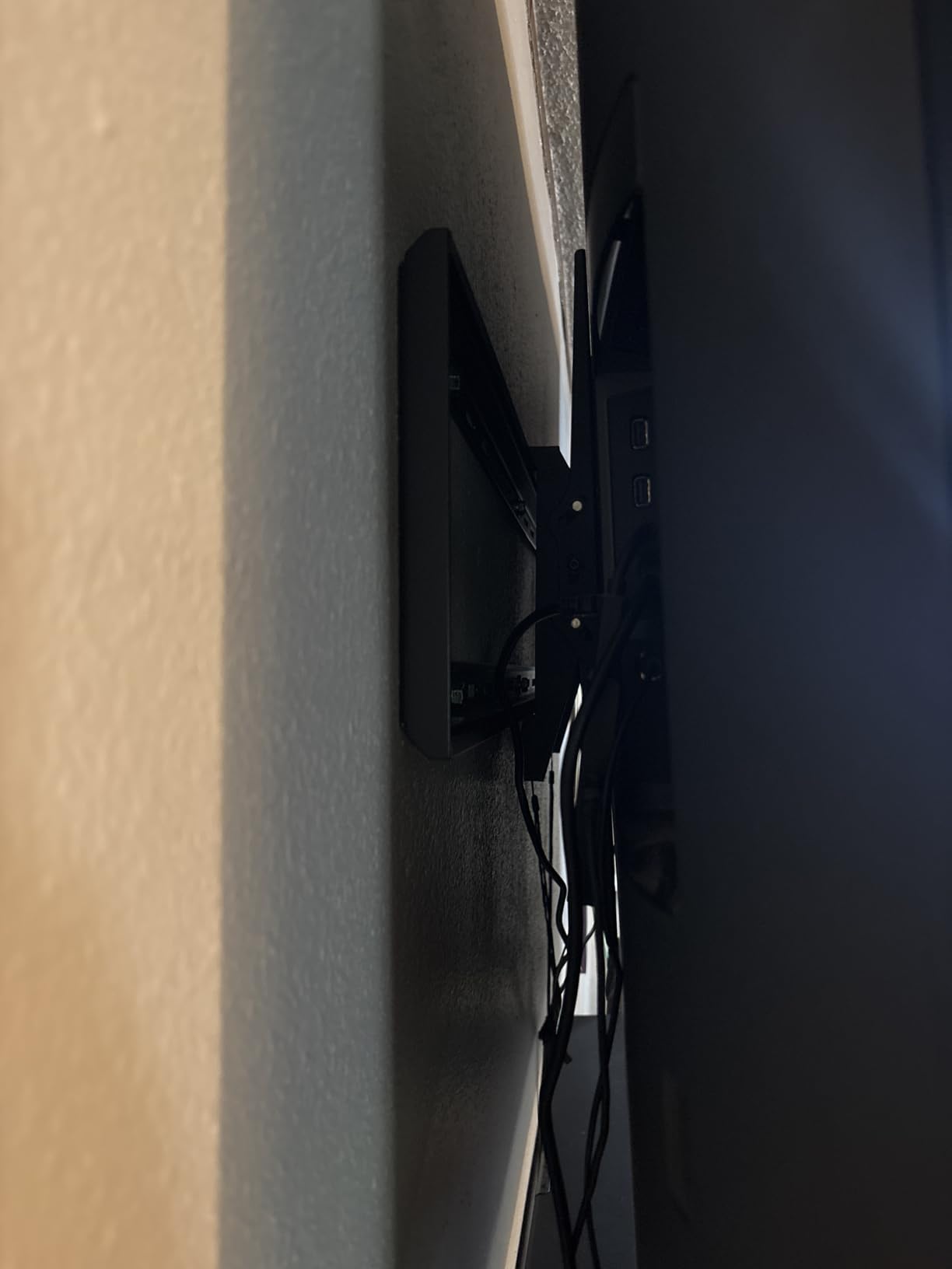 monTEK Heavy Duty Tilting TV Wall Mount for 60-120 Inch TVs up to 300 lb | ±10° tool-free tilt reduces glare; 4X load tested, wide one-piece wall plate, max VESA 900x600mm, fits 16/18/24 in wood studs customer photo 2