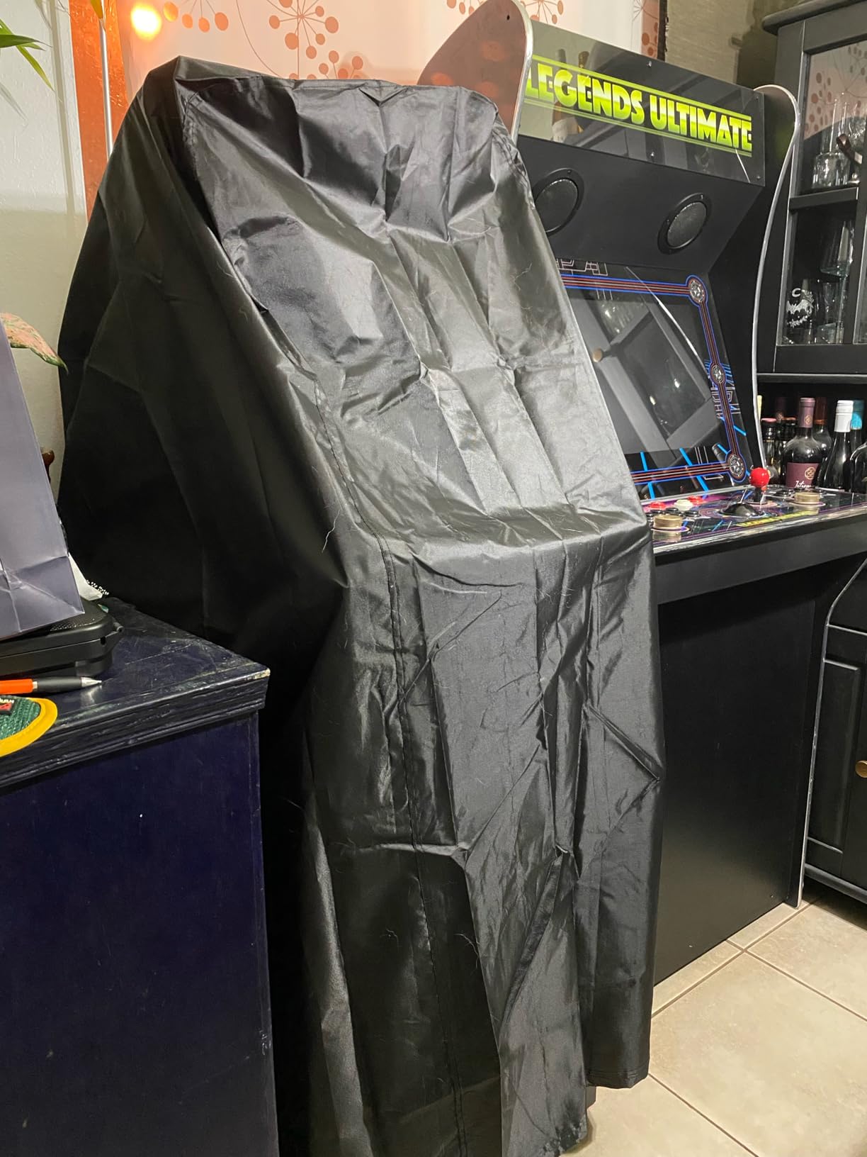 Arcade Machine Cover, 600D Oxford Waterproof Dust Cover | for Full Size Upright Arcade Cabinet, Heavy Duty UV & Tear Resistant Game Machine Protector, 27