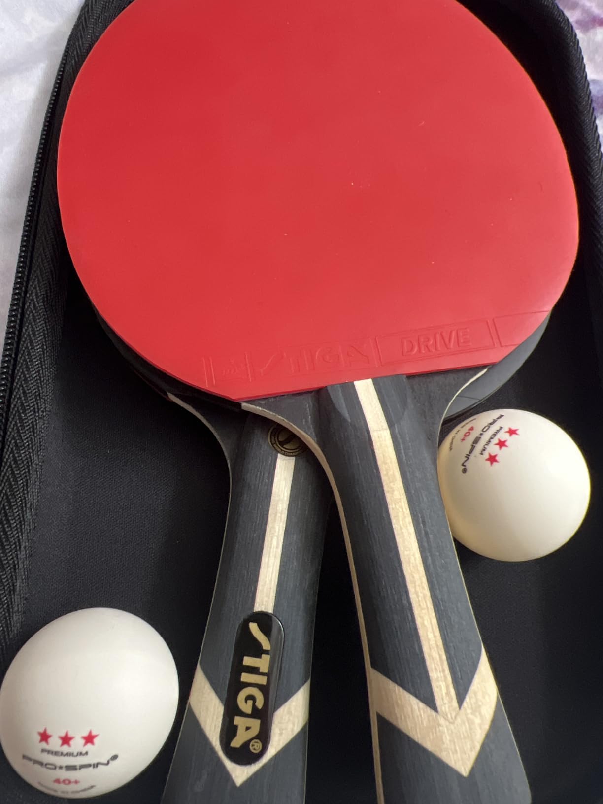 STIGA Premium 2-Player Table Tennis Set | Includes 2 ITTF Approved Paddles, 3 White 3-Star Ping Pong Balls & Carry Case customer photo 2