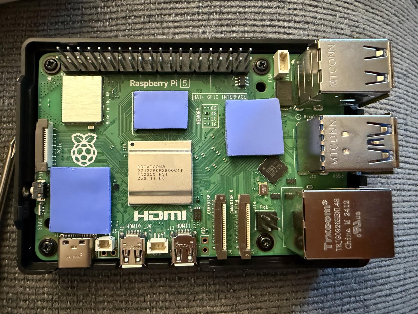 Raspberry Pi 5 4GB Kit, 4GB RAM Single Board Computer with Active Cooler and ABS Case, Complete Raspberry Pi 5 Starter Kit for IoT Robotics Retro Gaming customer photo 1
