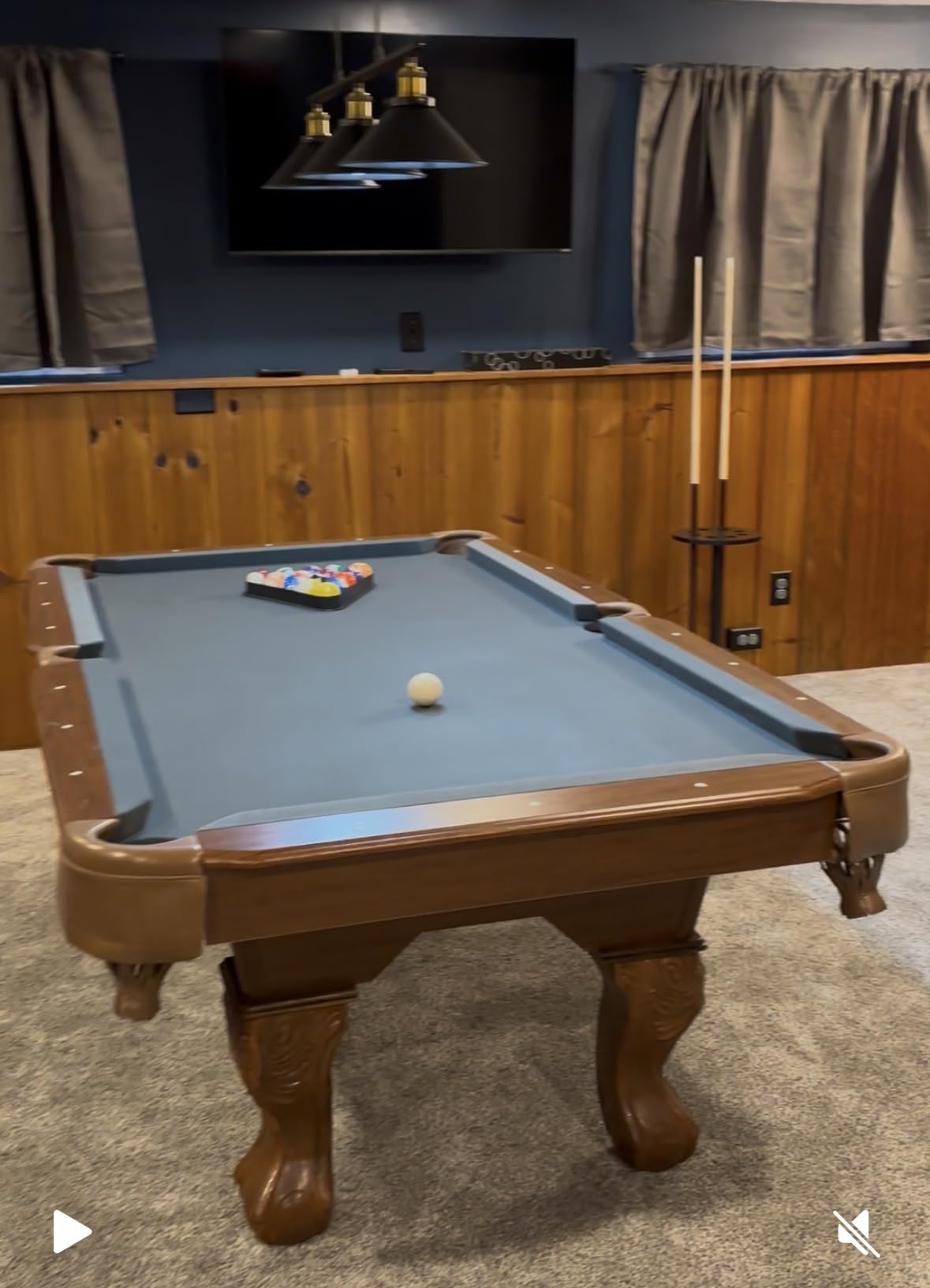 EastPoint Masterton 2.0 Pool Table, 2 Pool Cues, Balls, Chalk, Rack & Cover | Leveling Legs, Cushioned Rails, Brush & Cover Included customer photo 2
