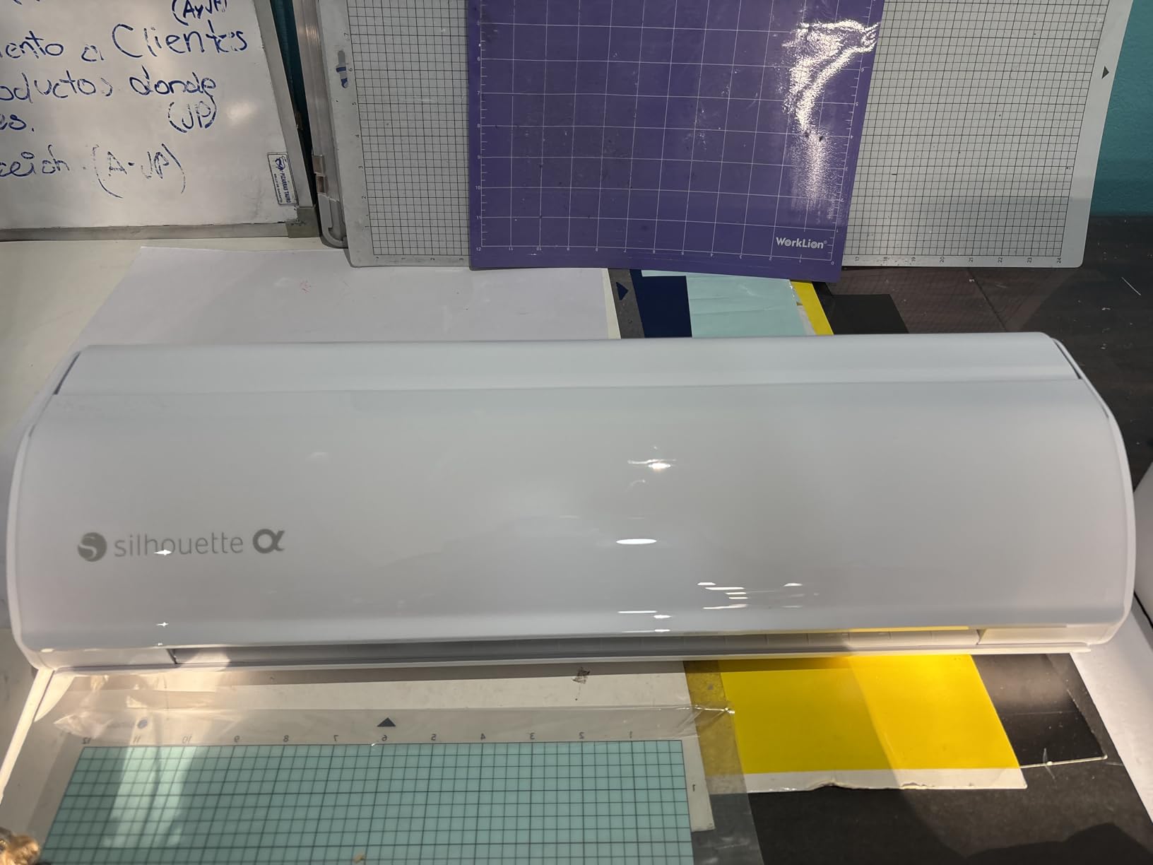 Silhouette Cameo 5 Alpha (α) Smart Cutting Machine - Print & Cut, AutoBlade, Studio Software, Vinyl Paper & Fabric Compatible customer photo 1