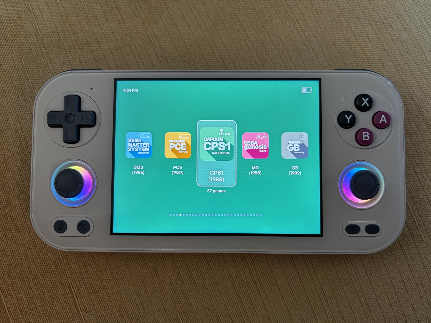 RG476H Retro Game Console Android 13 System Unisoc T820 RG 476H Handheld Game 4.7-inch LTPS OCA Full Multi-Touch Screen Online Fighting Joystick Supports Output WiFi 5000mAh 8+ 128GB (RG476H-Gray-new) customer photo 2