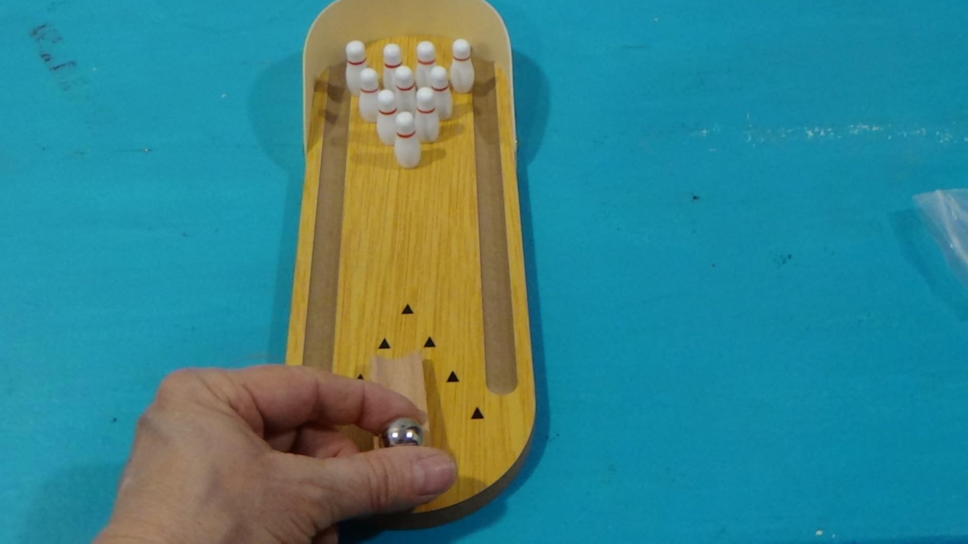 4E's Novelty Mini Bowling Game Set - 11.3 Inch Desktop Game for Adults & Kids customer photo 2