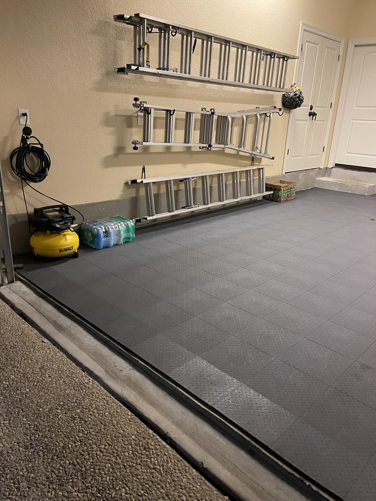 Garage Floor Tiles Interlocking Garage Flooring for Car Modular PlasticTile | 12