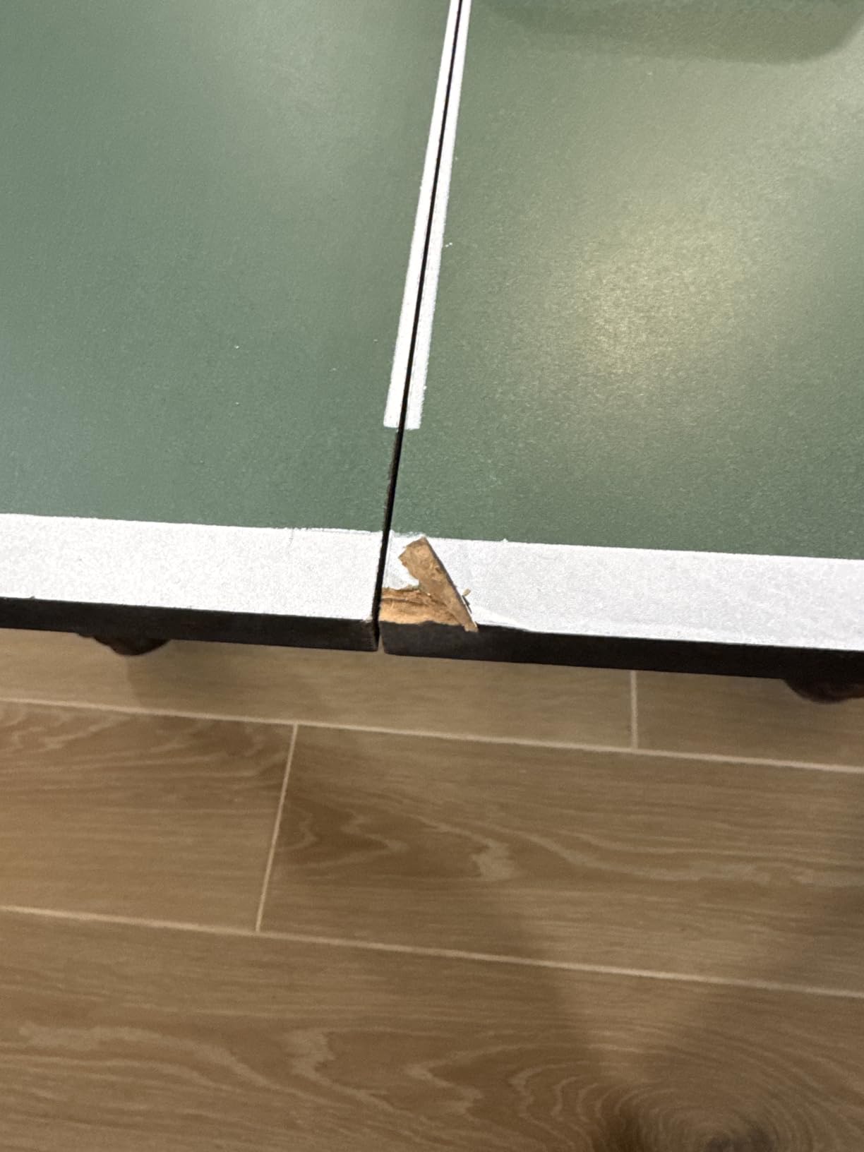 Hathaway Quick Set 9 ft Table Tennis Conversion Top | Regulation size play, net and posts included, foldable two-piece hinge design, fits 7 to 8 ft billiard or dining tables customer photo 2