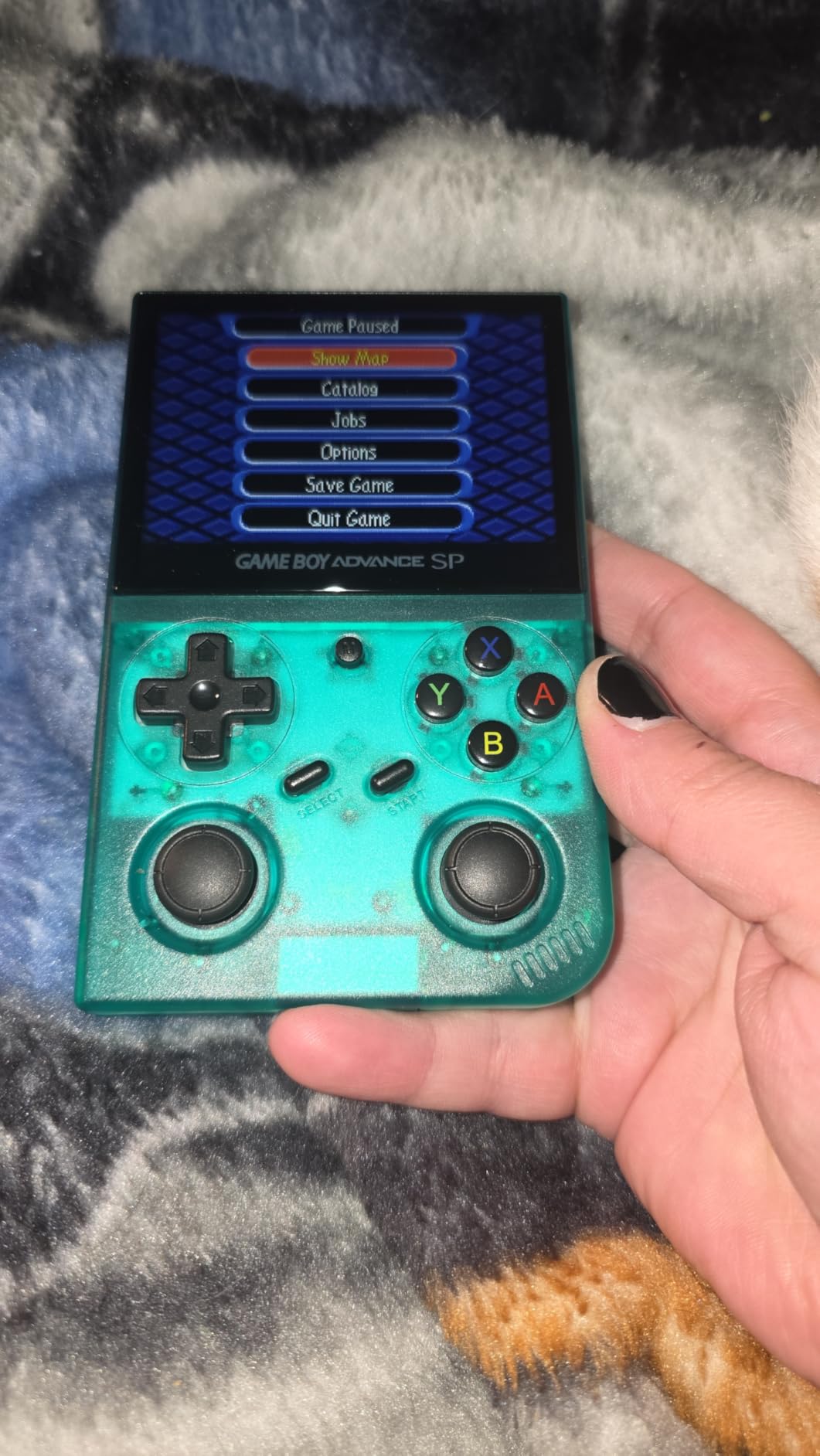 Anbernic RG35XX Handheld Game Console, 3.5 Inch IPS Screen Linux System Built-in 5000+ Classic Games Support HDMI TV Output(Gray) customer photo 2