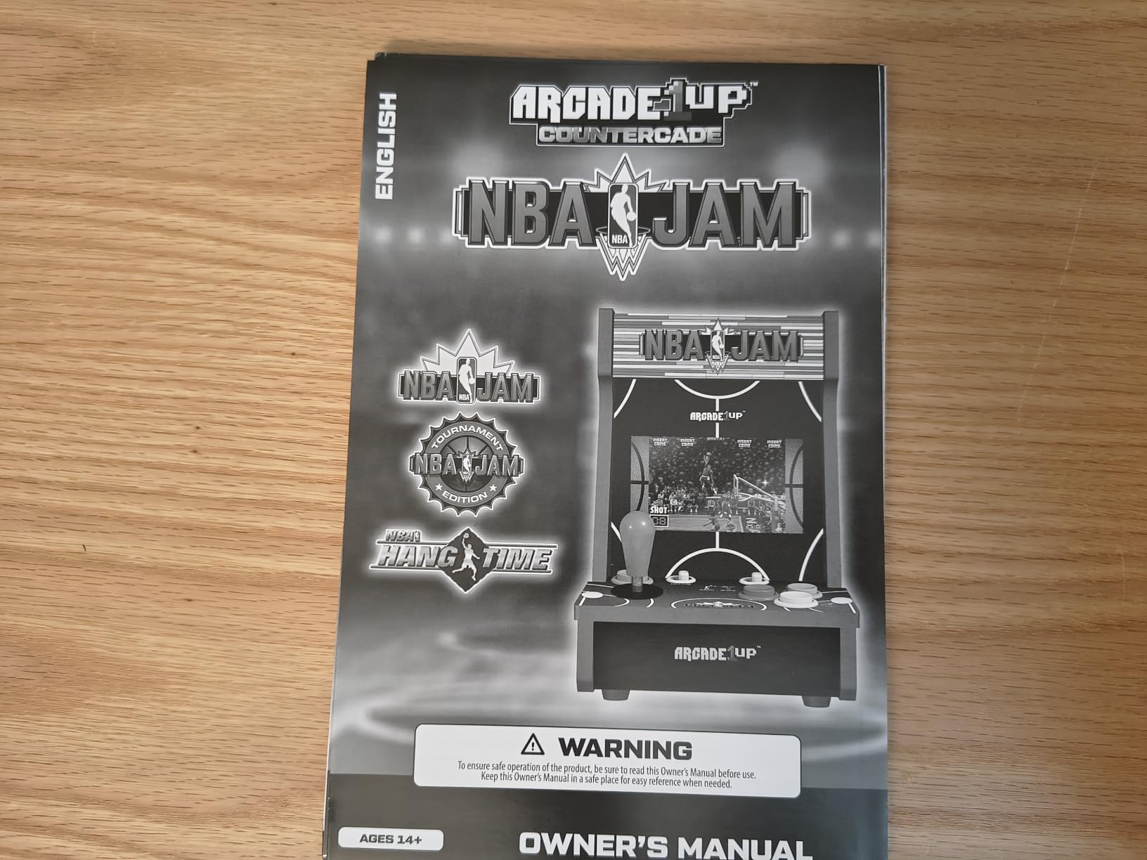 Arcade1Up NBA JAM Countercade Arcade, NBA JAM TE and NBA Hang Time | 7-Inch LCD Screen, Light-Up Marquee and Real-Feel Arcade Controls customer photo 1