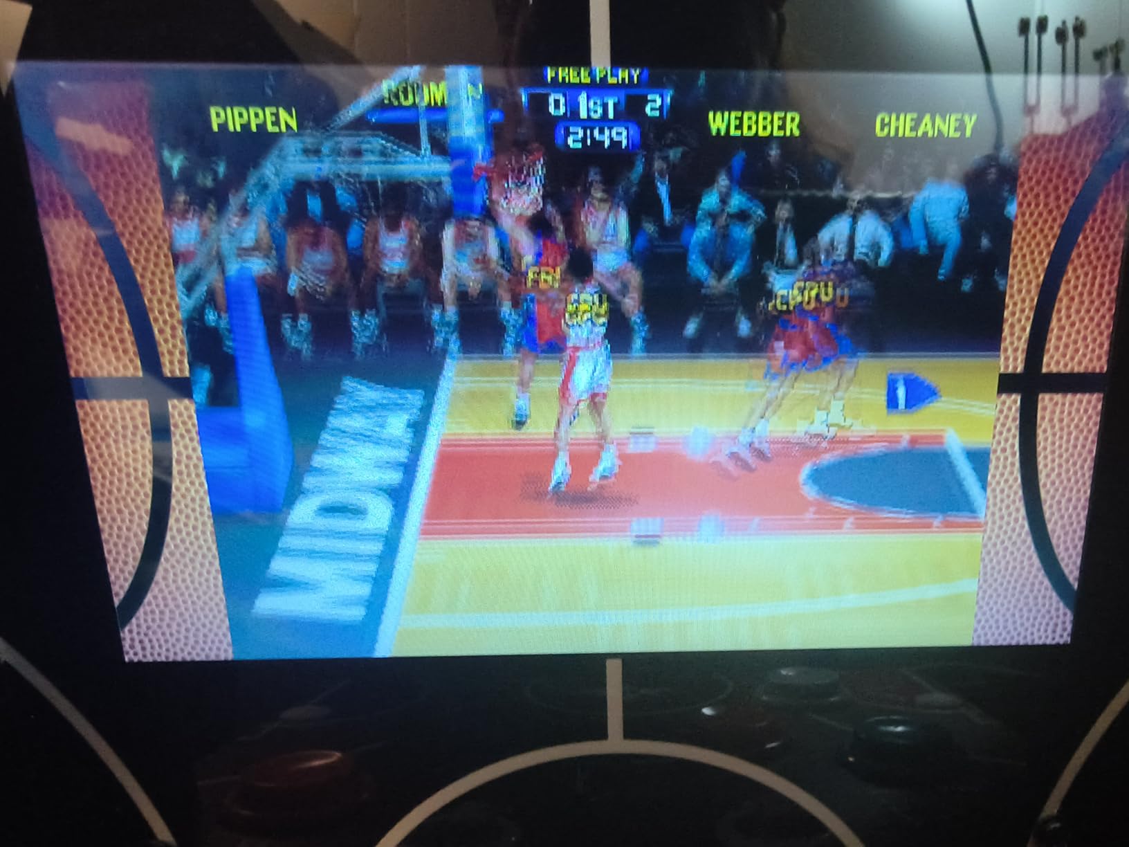 Arcade1Up NBA JAM Countercade Arcade, NBA JAM TE and NBA Hang Time | 7-Inch LCD Screen, Light-Up Marquee and Real-Feel Arcade Controls customer photo 2