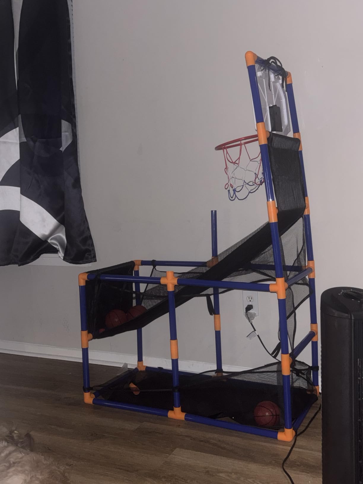 JOYIN Sports Toy LED Lightscore Arcade Basketball Game Set for Kids Ages 3+ - Includes Electronic Scoreboard, Cheer Sound Effects, 4 Balls & Hoop | Indoor/Outdoor for Kids | Easy to Assemble customer photo 1