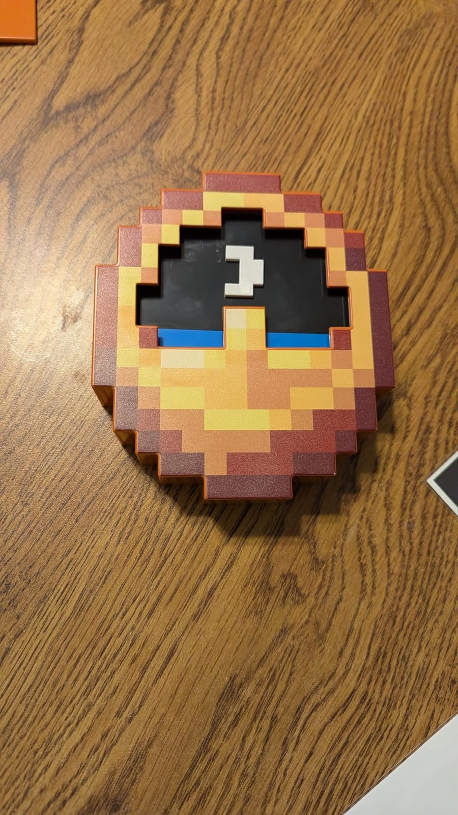 Pixelated Clock, Pixelated World Clock Decoration, Room Decoration, Multifunctional Hanging Clock for Game Fans customer photo 2