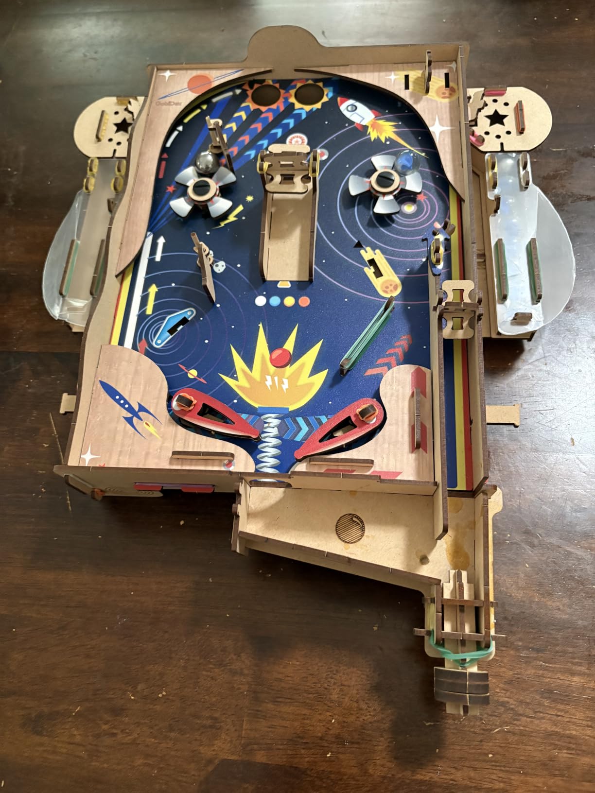 GobiDex DIY Pinball Machine Kit for Kids, Build Your Own Arcade Game | Wooden STEM Toy for Learning, Birthday Gift for Boys and Girls Ages 8+ customer photo 2