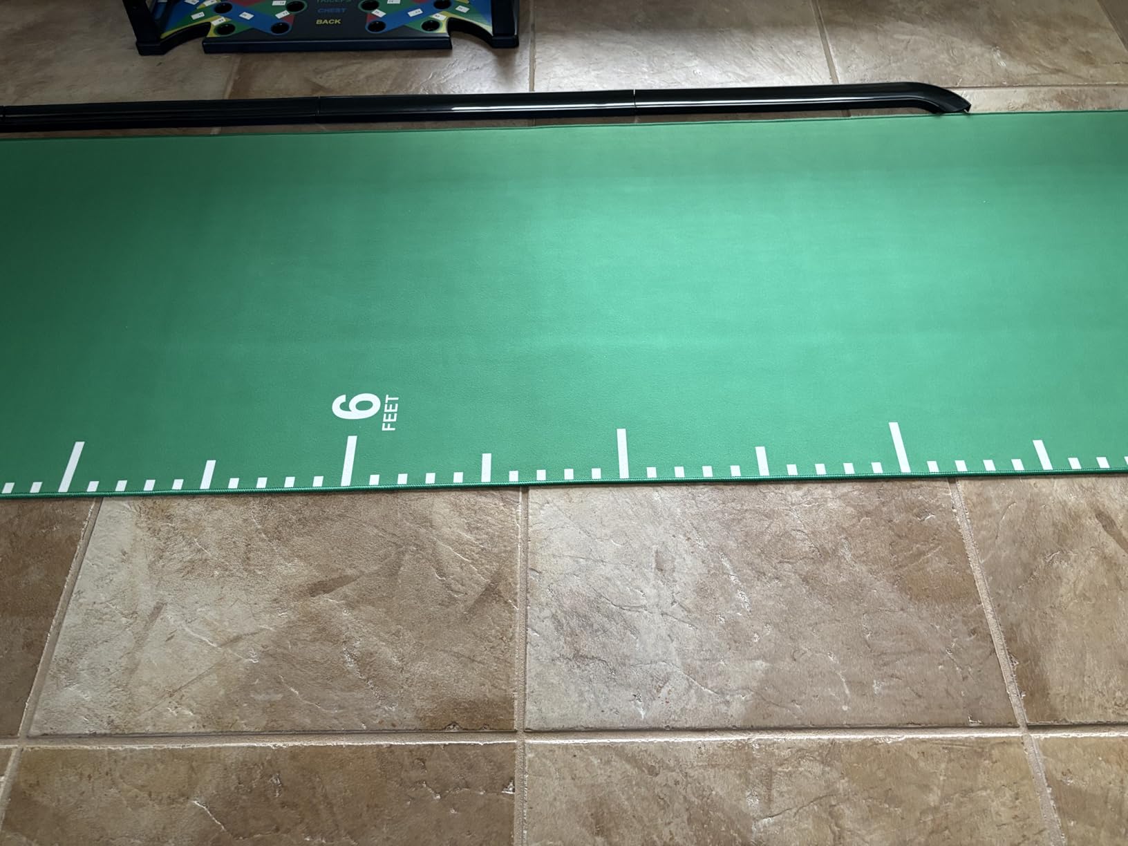 Izzo Golf Putter Clash Electronic Putting Game - Digital Scoreboard & 4 Game Modes, Indoor Outdoor Golf Game for Adults, 11 ft Putting Green Mat, Putter & Balls Included customer photo 1