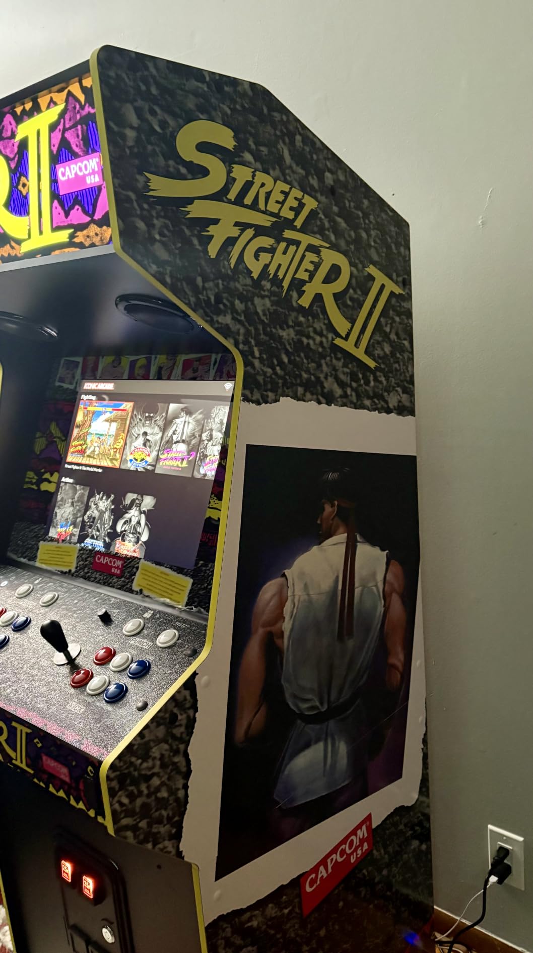 Street Fighter II: The World Warrior XT - Home Arcade Machine | 9/10-Scale Multiplayer Cabinet - 15+ Capcom Games, Raspberry Pi 5, 19.5in Screen, Lighted Marquee & HDMI Out for Game Room customer photo 1