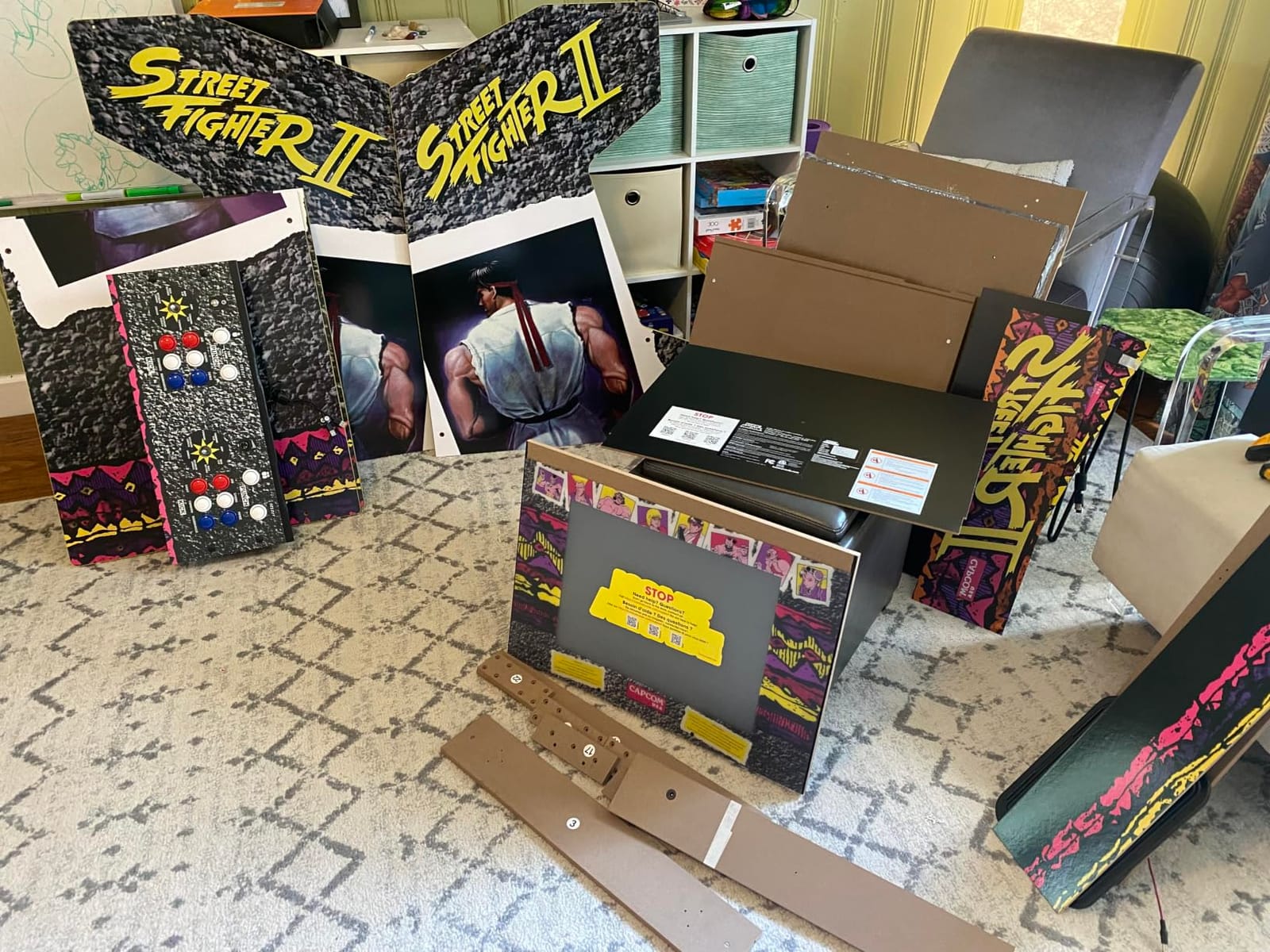 Street Fighter II: The World Warrior XT - Home Arcade Machine | 9/10-Scale Multiplayer Cabinet - 15+ Capcom Games, Raspberry Pi 5, 19.5in Screen, Lighted Marquee & HDMI Out for Game Room customer photo 2