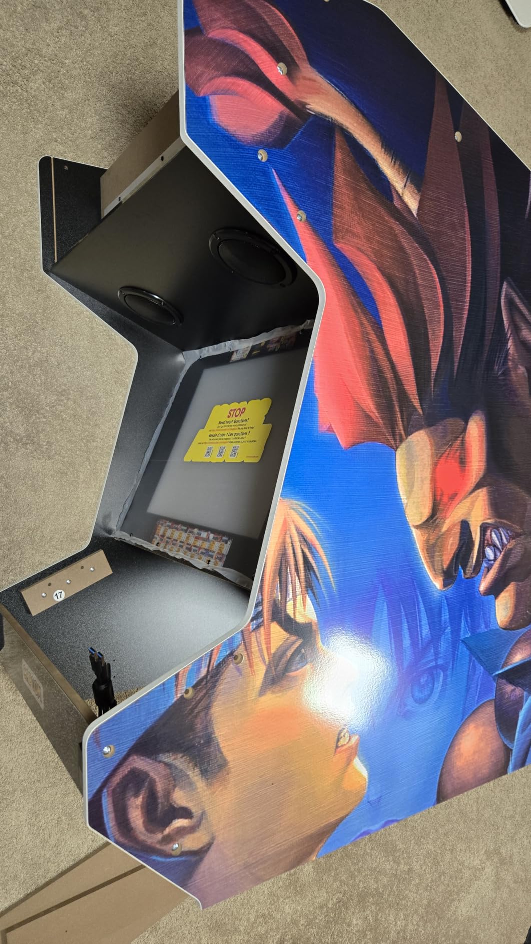 Street Fighter Alpha 2 XT - Home Arcade Machine | 9/10-Scale Multiplayer Cabinet - 15+ Capcom Games, Raspberry Pi 5, 19.5in Screen, Lighted Marquee & HDMI Out for Game Room customer photo 1