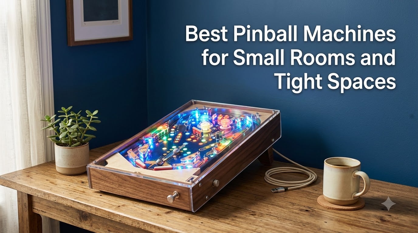 Best Pinball Machines for Small Rooms and Tight Spaces