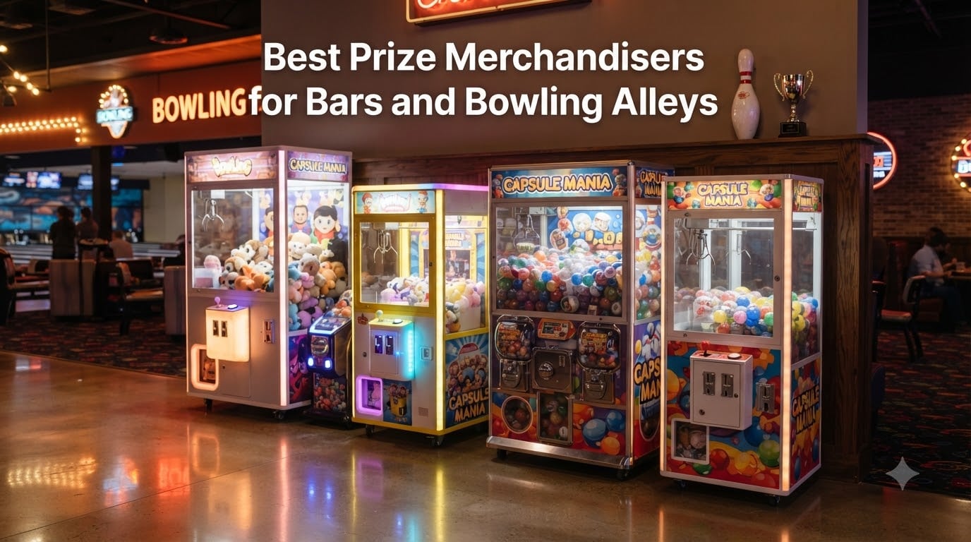 Best Prize Merchandisers for Bars and Bowling Alleys