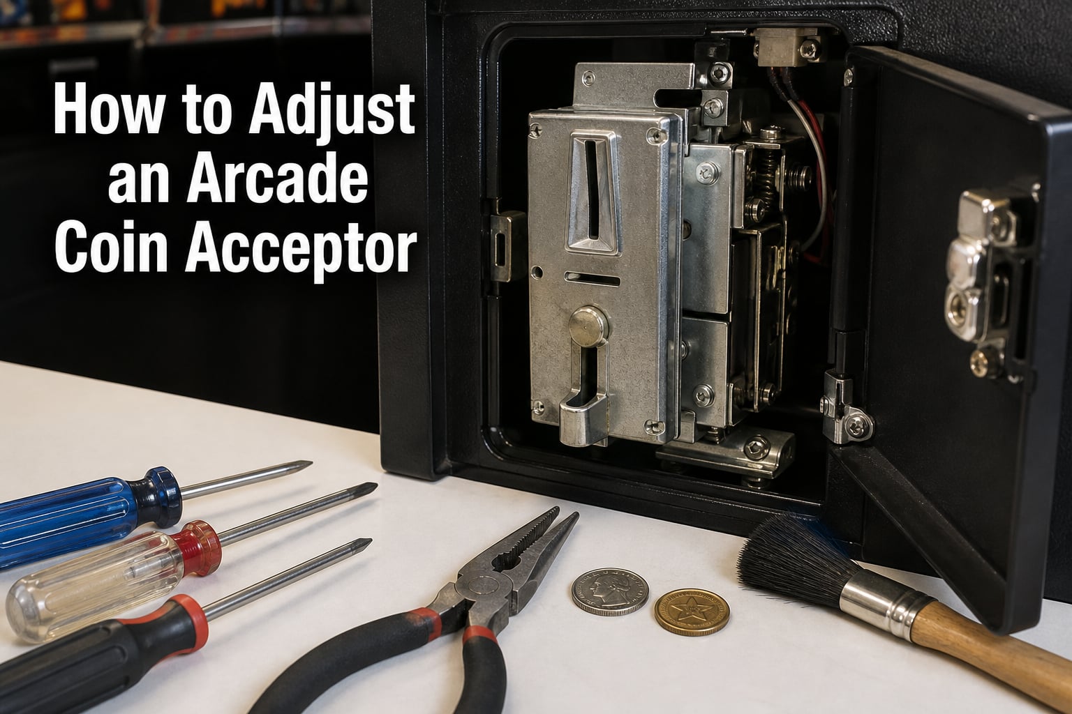 How to Adjust an Arcade Coin Acceptor