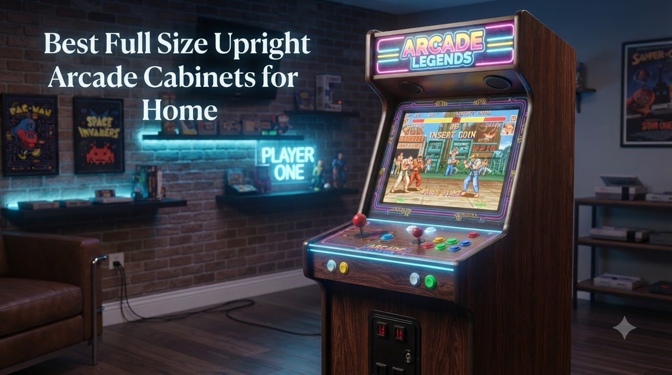Best Full Size Upright Arcade Cabinets for Home