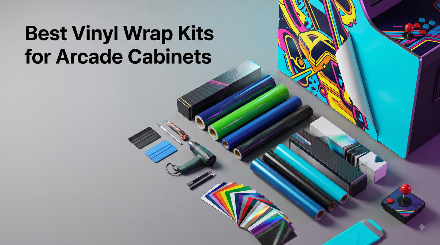Best Vinyl Wrap Kits for Arcade Cabinets