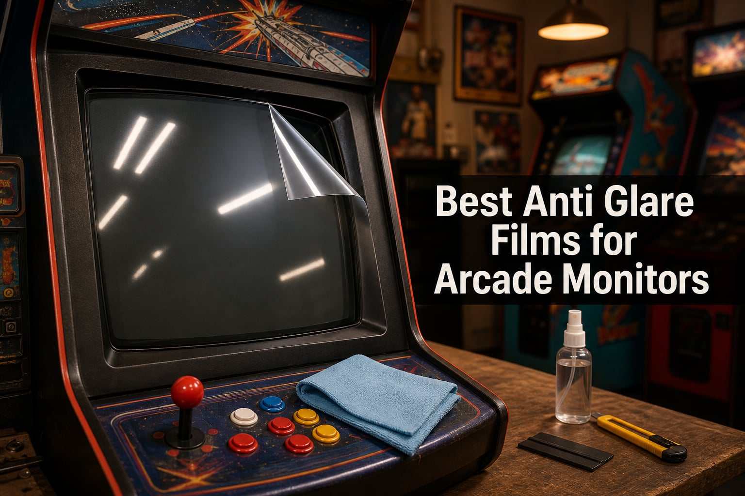 Best Anti Glare Films for Arcade Monitors