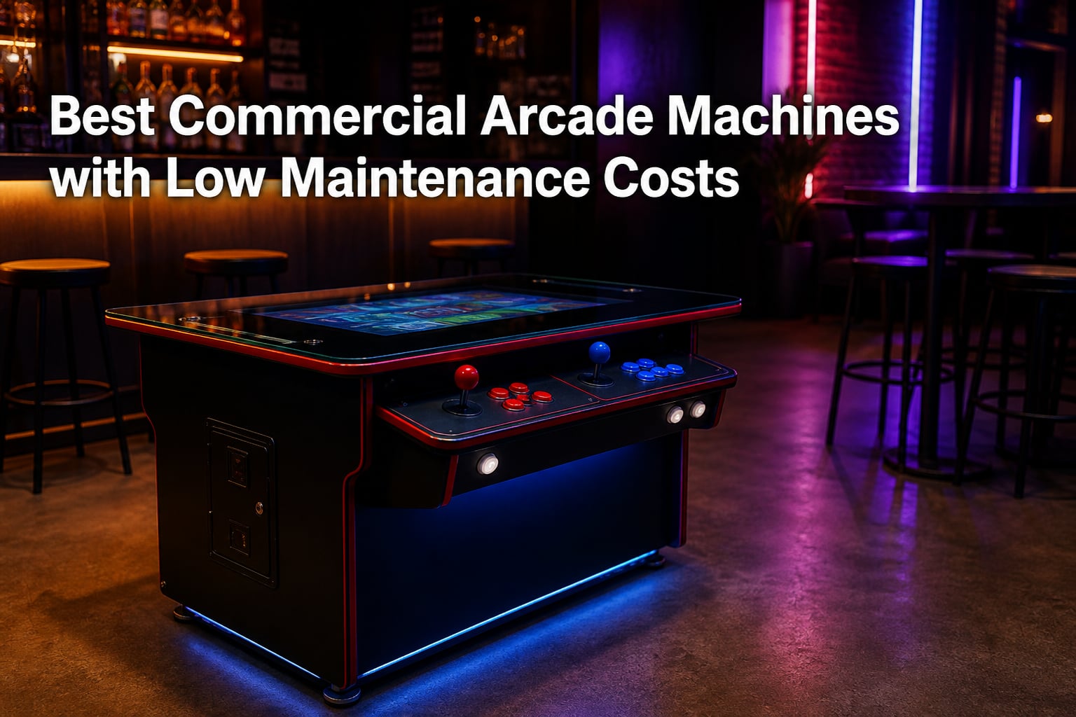 Best Commercial Arcade Machines with Low Maintenance Costs