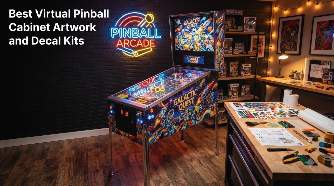 Best Virtual Pinball Cabinet Artwork and Decal Kits