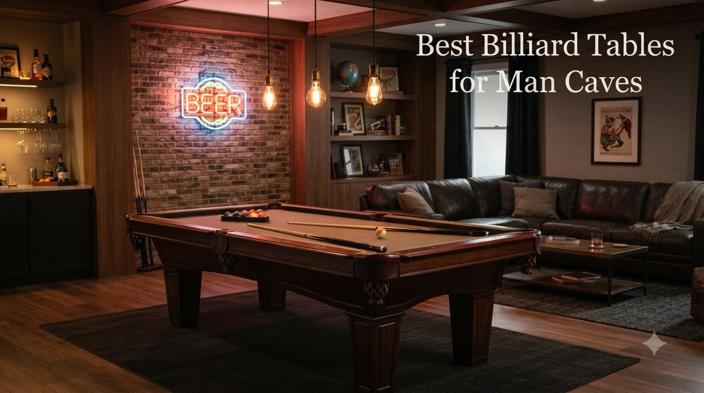 Best Billiard Tables for Man Caves