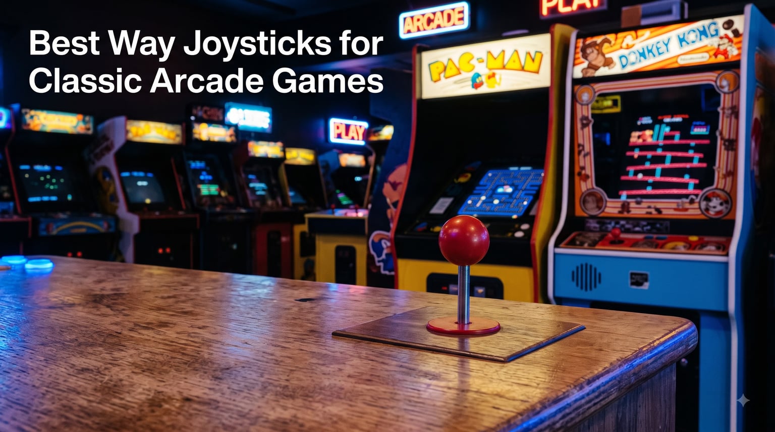 Best 4 Way Joysticks for Classic Arcade Games