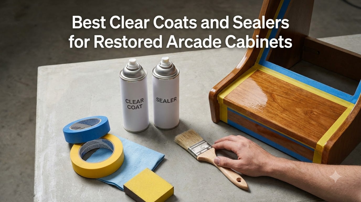 Best Clear Coats and Sealers for Restored Arcade Cabinets