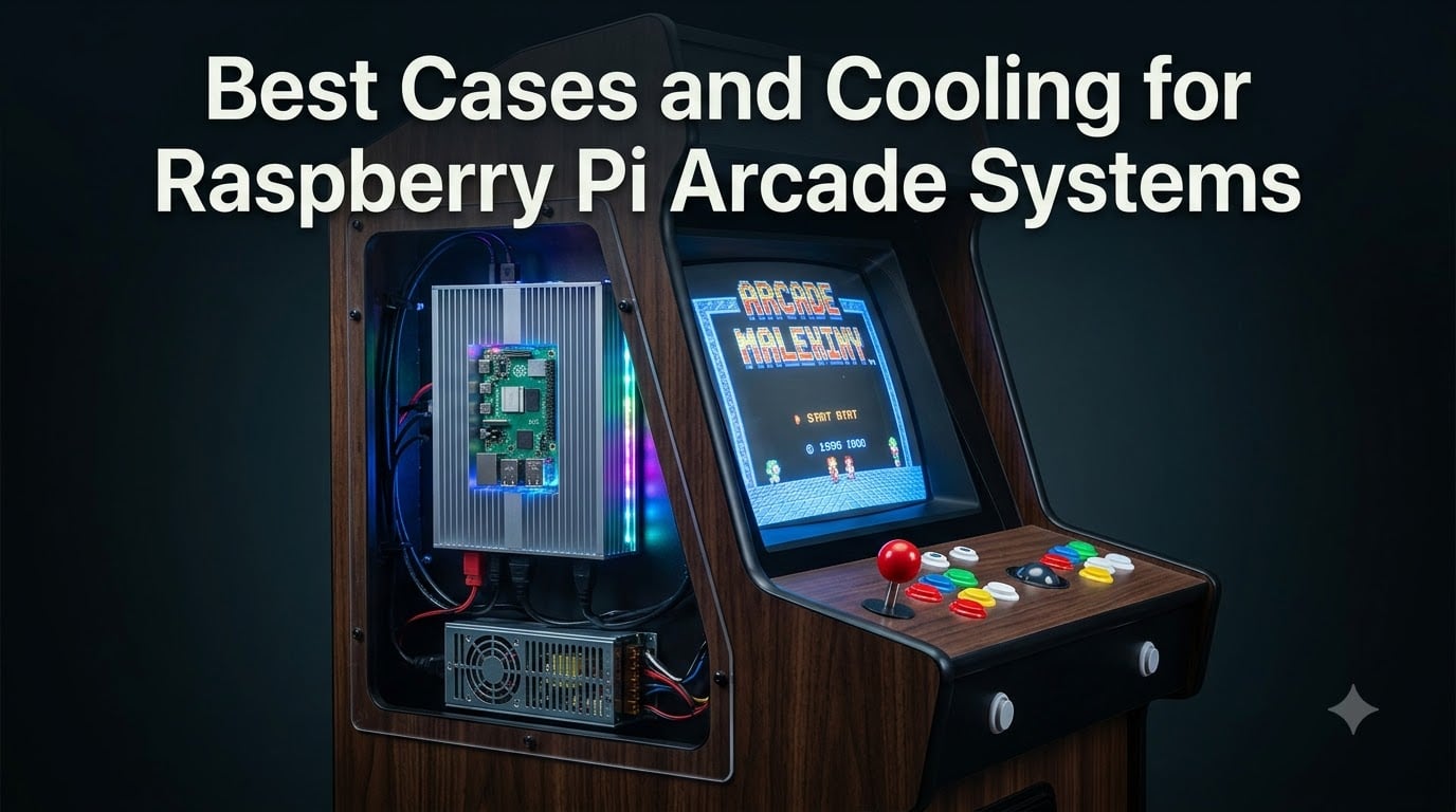Best Cases and Cooling for Raspberry Pi Arcade Systems