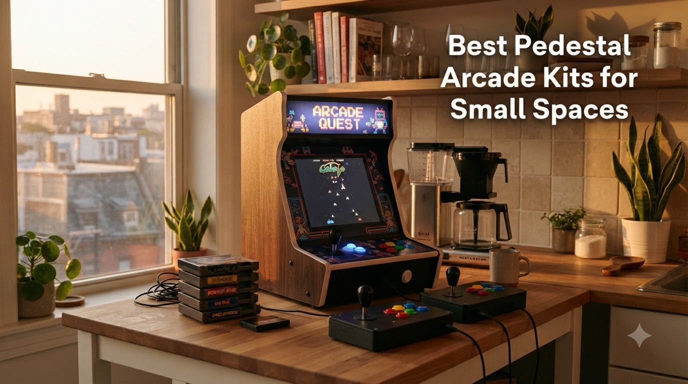 Best Pedestal Arcade Kits for Small Spaces