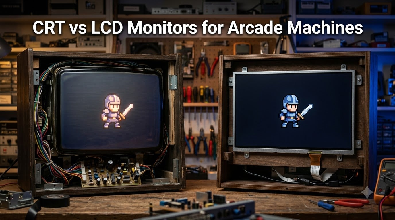 CRT vs LCD Monitors for Arcade Machines