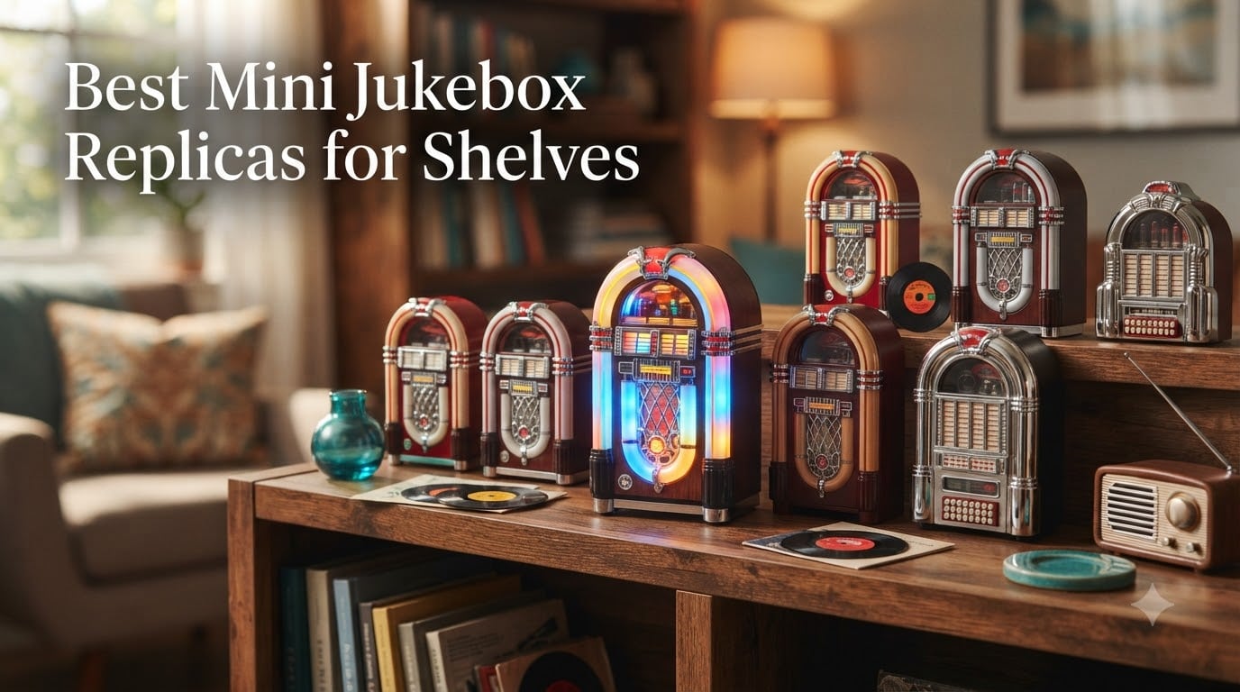 Best Mini Jukebox Replicas for Shelves