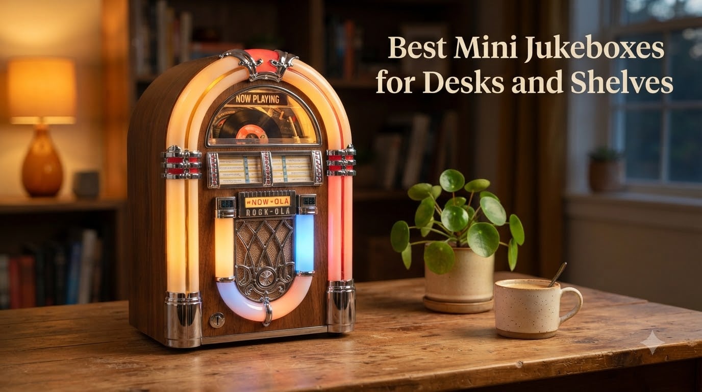 Best Mini Jukeboxes for Desks and Shelves