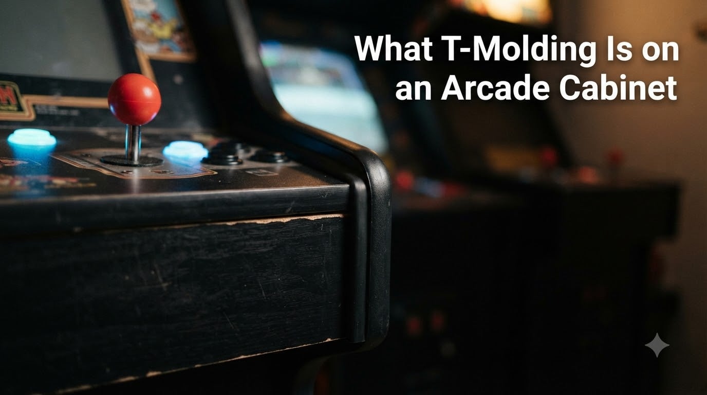 What T-Molding Is on an Arcade Cabinet