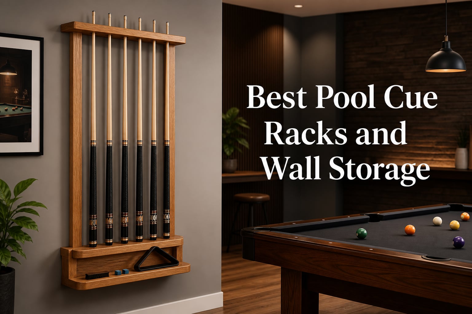Best Pool Cue Racks and Wall Storage