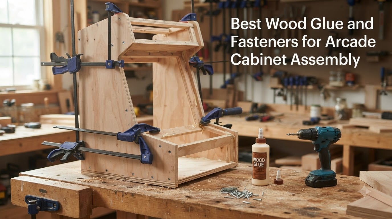 Best Wood Glue and Fasteners for Arcade Cabinet Assembly